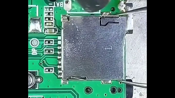 How to remove sd card socket/ Desoldering sd card socket #sdcard