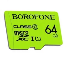 Карта памяти microSD BOROFONE TF high speed, 64GB